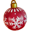 Christmas Ornament Ball Outdoor Pvc 60CM Inflatable Decorated Ball PVC Giant Big Large Balls Xmas Tree Decorations Toy Ball