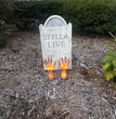 Horror Ghost Hand Ornament Glowing Hand Statue Creative Halloween Props For Home Garden Courtyard Decoration