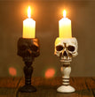 Three-dimensional Skull Column Candlestick Home Decoration