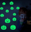 Halloween Luminous Carved Wall Stickers Fluorescent Stickers