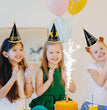 6pcs Happy New Year 2024 Theme Paper Hat Party Decoration Photo Props