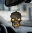 Halloween Skull Car Pendant Acrylic Flat Ornament
