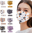 Halloween Print With 3-layer Meltblown Disposable Mask