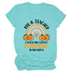 Pumpkin Love Rainbow Halloween Short Sleeve T-Shirt