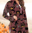 Halloween Theme Printed Coat Small Cardigan