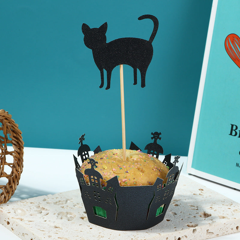 Hollow Cake Surrounding Border Halloween Party Baking Cake Stand