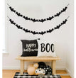 Halloween Party Decoration String Flag Banner Bat Glitter Pull Flower