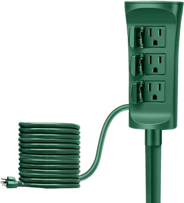 Outdoor 3-Outlet Yard Power Stake