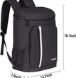 Backpack Cooler Leakproof Insulated Waterproof Backpack Cooler Bag, Lightweight Soft Beach Cooler Backpack for Men Women to Work Lunch Picnics Camping Hiking, 30 Cans