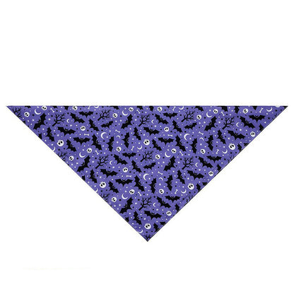 Halloween Saliva Towel Pet Triangle Scarf