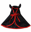 Halloween Pet Dog Cat Horn Cloak Cape