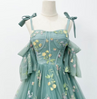Floral Sling Off-shoulder Sister Dress
