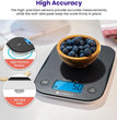 Food Kitchen Scale, Digital Mechanical Weighing Scale, Grams and Oz for Weight Loss,Cooking, and Baking, Black
