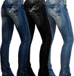 Women's Embroidered Simple Casual Jeans