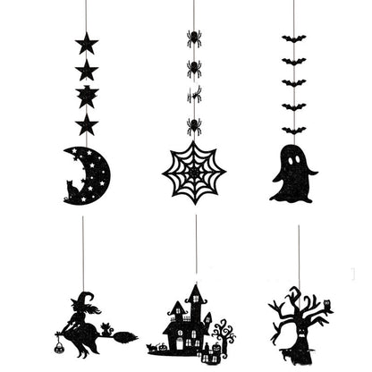 Halloween Decoration Garland Hanging Spider Female