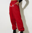 Women's Fashion Printed Casual Loose High Waist Workout Pants