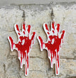 Halloween Horror Skull Shape Acrylic Earrings