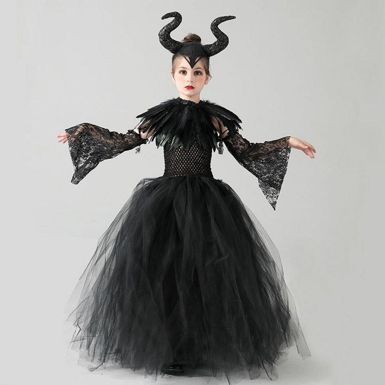 Girl Halloween Costume Witch Dress Dress