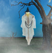 Halloween Farmhouse Flying Witch Atmosphere Decoration Horror Props Outdoor Scene