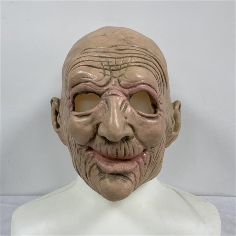 Halloween Masquerade Performance Elderly Latex Headgear