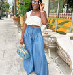 Personality Street Fashion Straight Wide Leg Pants