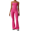 Women's Tight One-piece Casual Waist Bootleg Pants