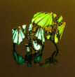 Halloween glow-in-the-dark vintage Lizard Ring