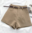 Fashion Versatile High Waist Slim Suit Shorts