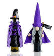 Halloween Decoration Black Witch Cloak Hat Bottle Cover