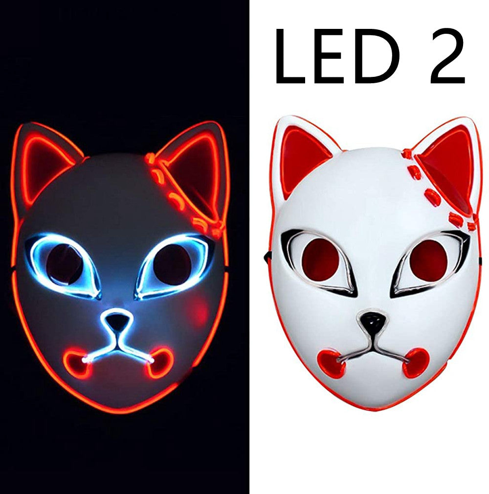 Role-playing Props Adult Halloween Party Glowing Mask
