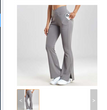 Spring Women's Workout Exercise Pants Akimbo Pants Split Flared Pants