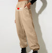 Women's Fashion Printed Casual Loose High Waist Workout Pants