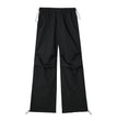 French Elastic Drawstring Fashion All-match Parachute Jogging Casual Trousers