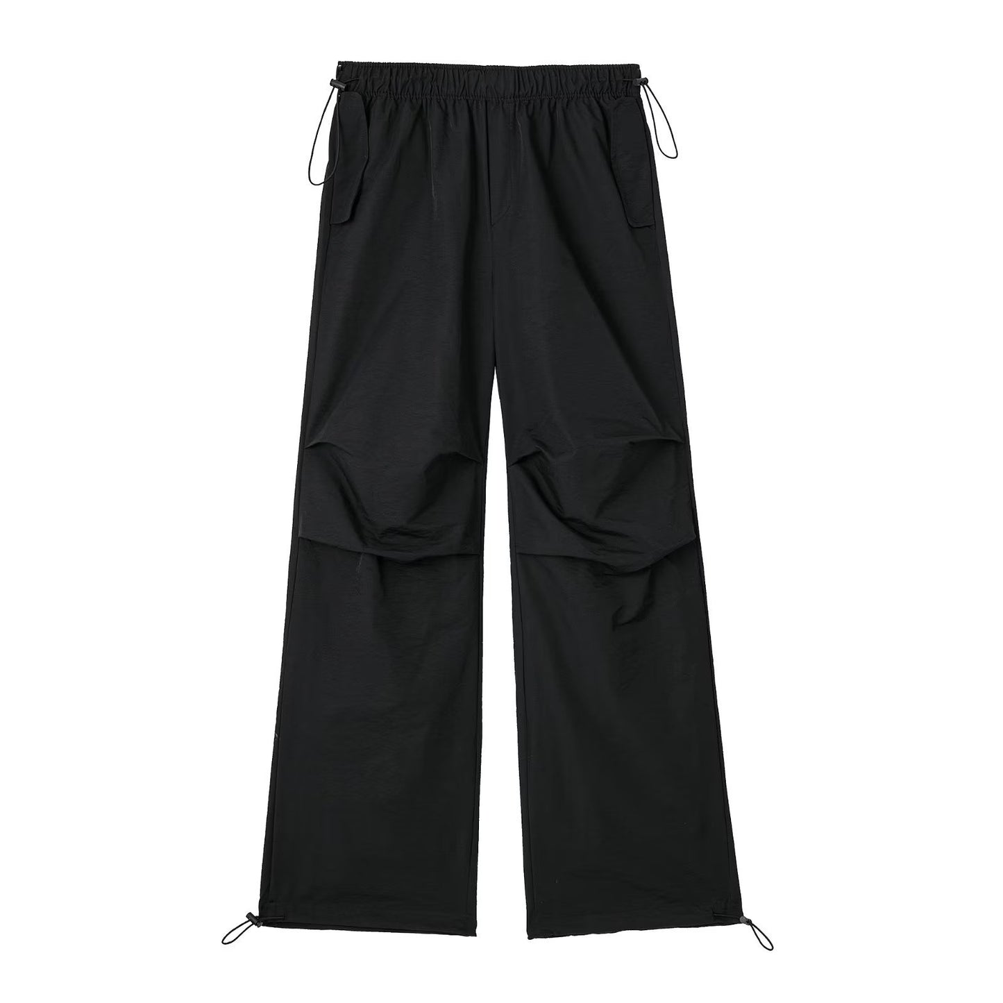 French Elastic Drawstring Fashion All-match Parachute Jogging Casual Trousers
