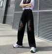 Women's Korean Style Black Casual Pants