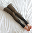 Fake Translucent Plus Size Leggings Fleece Lined Tights Fall And Winter Warm Fleece Pantyhose Women Fleece Lined Pantyhose Thermal Winter Tights