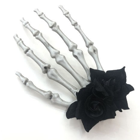 Dark Halloween Women Dress Up Cute Skull Barrettes Ornament