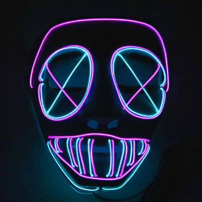 Easter Halloween Haunted House Funny Glowing Mask Face Mask