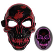 Halloween Skeleton Mask LED Glow Scary Mask