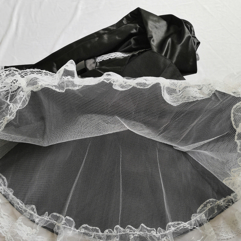 Halloween Women's Maid Dress Up Nightclub Stage Wear Fat Man Costume