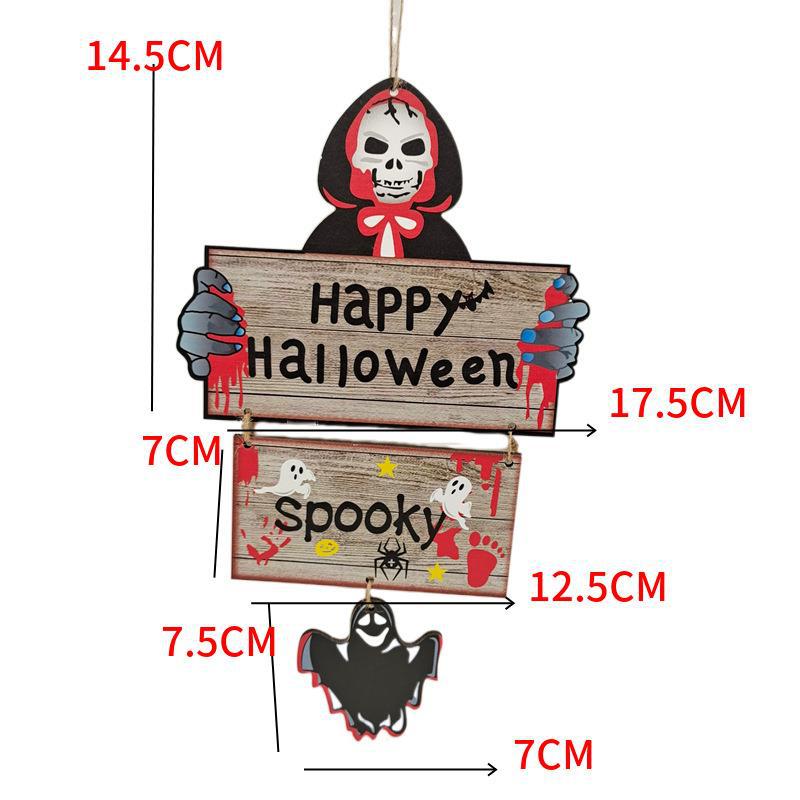 Halloween Pumpkin Bat Shape Craft Hanging Decoration