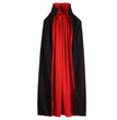 Halloween Black And Red Cloak Adult Double-sided Cloak Black Death Cloak Child Double-layer Cloak Vampire Cloak