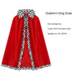 Halloween Cloak Children's King Prince Pro Game Party Performance Red Cape And Shawl