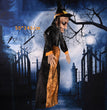Halloween Voice-activated Horror Electric Witch Toy Ghost Festival Bar Outdoor Decorations Arrangement Props