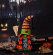 Halloween Fashion Broomstick Faceless Doll Figurine
