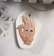 Halloween Heart Human Brain Shaped Silicone Mold