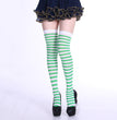 Rainbow Colorful Striped Stockings For Halloween Party
