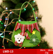 Christmas Gift Portable Brushed Gift Bag