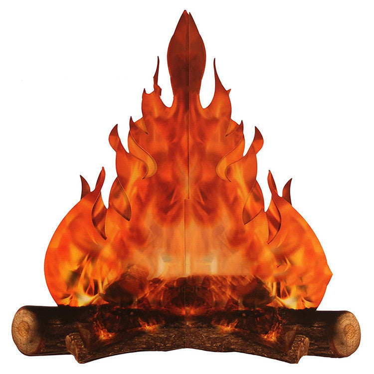 Bonfire Decoration Scene Props Halloween Flame Ornament