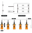 5 String Wizard Hats Halloween Decoration String Lights Horror
